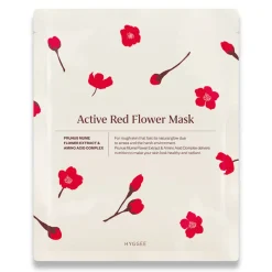 Active Red Flower Mask