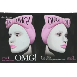 OMG! 2 in 1 KIT Detox Bubbling Microfiber Mask